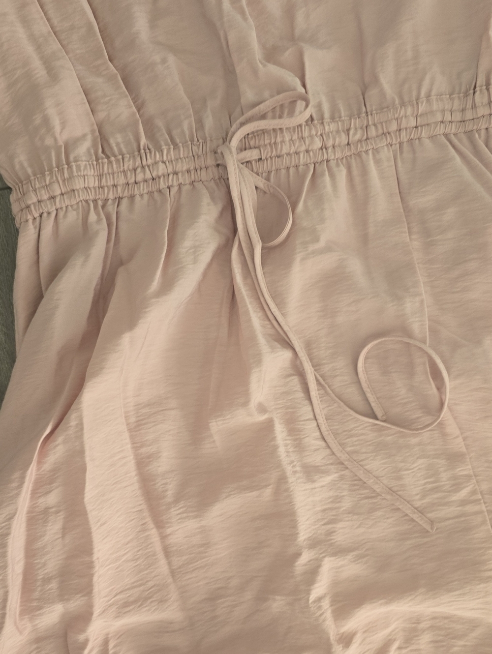 NWT a New Day Soft Pink Long Sleeve Midi Dress with Drawstring Waist - Picture 3 of 9